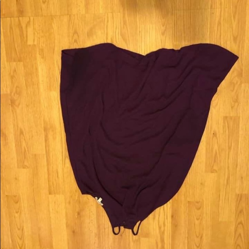 Purple shift dress